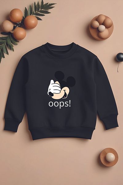 ŞAPKAKİDS Hanorac pentru copii Miki Oops cu design special 12449