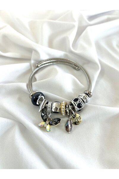 çelik Pandora 316L Paslanmaz Çelik Kadın Charm Bileklik