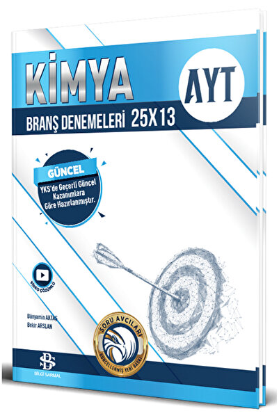 Aydın Yayınları Bilgi Sarmal YKS AYT Kimya Soru Avcıları 25x13 Branş Denemele...
