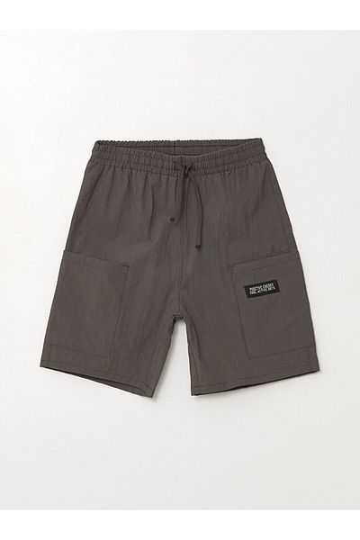 LC Waikiki Printed Elastic Waist Shorts for Baby Boy