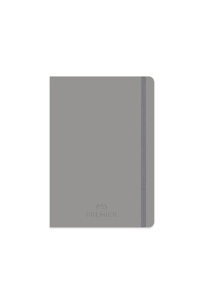 KESKİN COLOR Keskin Color 17x24 Çizgili Ciltli Premier Defter - Gri