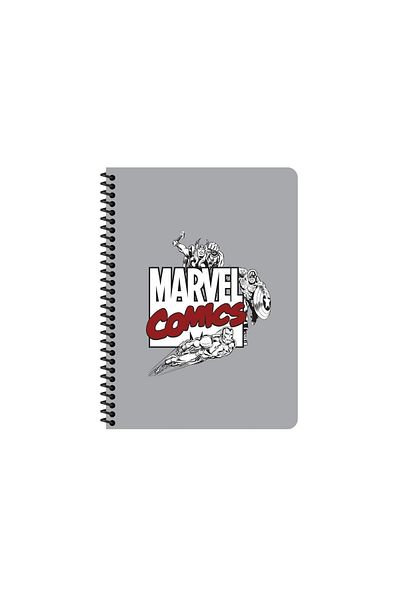 Marvel Seria 1 Caiet în carouri 16,5x22,5 - Gri