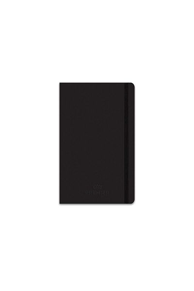 KESKİN COLOR دفتر ملاحظات مميز بمربعات مقاس 13 × 21 - أسود