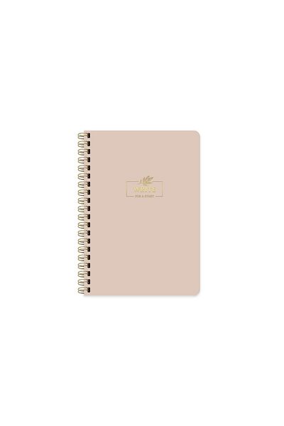 KESKİN COLOR Write For A Start A5 Lined Spiral Notebook Lilac