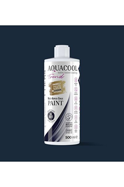 Aquacool Trend MAC Boya RAL 5011 Çelik Mavisi 500ml