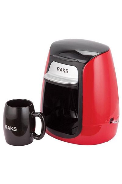 Raks ماكينة صنع القهوة المفلترة لونا - أحمر
