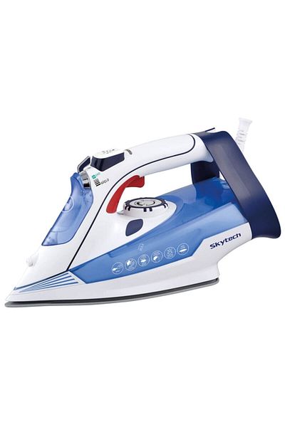 Skytech Active Care Steam Iron Ceramic Soleplate-3000 W-self Clean