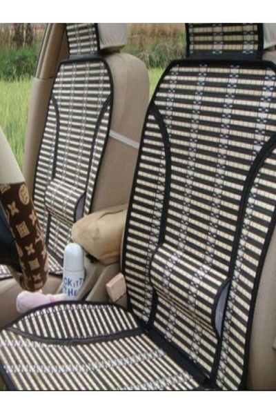 Piranha 11268 Auto Wicker Seat Cushion Bamboo