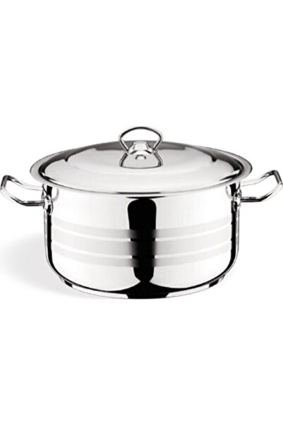 Royal 34 Cm Paslanmaz Çelik Tencere, Kapaklı Tencere,