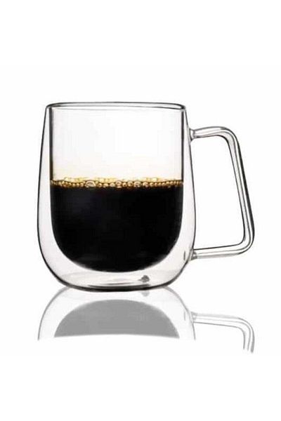 Perotti Double Walled 300ml Glass Mug 12469