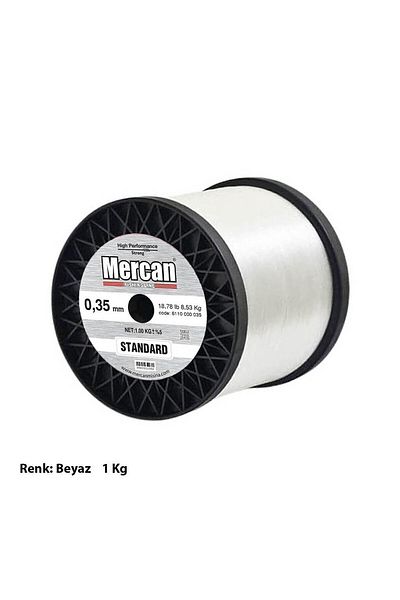 Mercan White Standard Coil Fishing Line