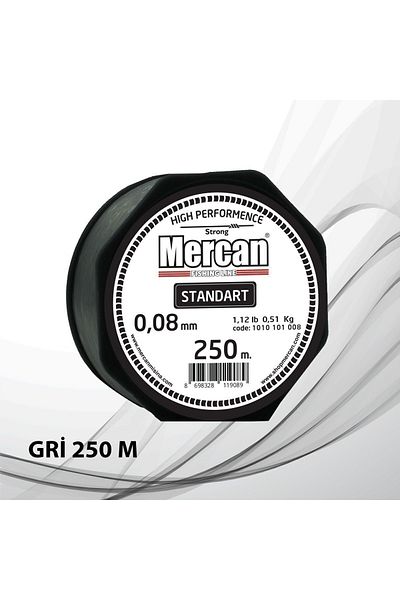 Mercan Standard Gray Color Reel Fishing Line 250 M-150 m
