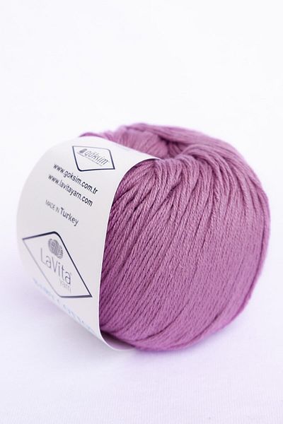 LaVita Yarn قطن أطفال 50 جرام أميجورومي، خيط حياكة يدوي، خيط تاكا (مطلي-5104)