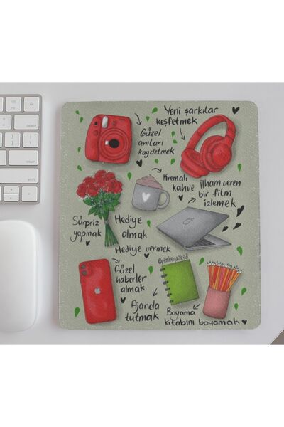Nino Store ✨🎁 Kendinle Yapılacaklar Motivasyon Hediyelik Baskılı Mouse Pad ✨🎁