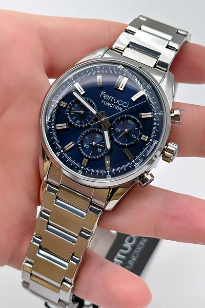 Ferrucci Function Steel Cord Men's Wristwatch