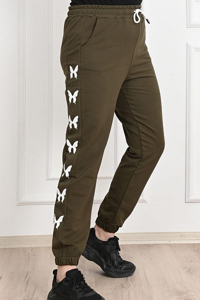 Koza Butik Γυναικείο παντελόνι Jogger Plus Size Digital Printed - 6060-22