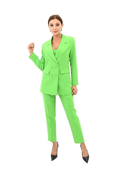 Koza Butik Jachetă de damă, pantaloni, costum din trei piese 0107-24