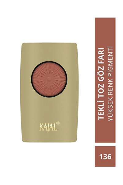 KAJAL Tarçın Kahvesi Tekli Göz Farı - Cinnamon Brown Single Eyeshadow - No: 136