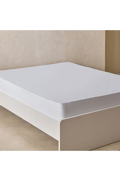 Home Box Bristol Polycotton Double Fitted Sheet - 140x200+25 cm