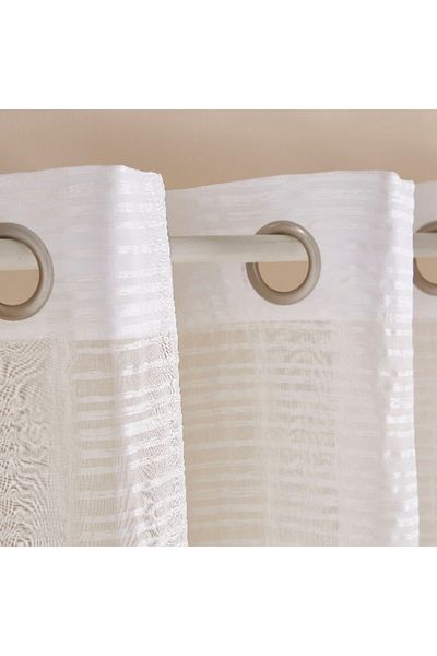Home Box Leon Sheer Curtain Pair - 140x240 cm