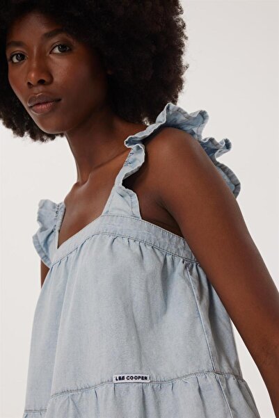 Lee Cooper Esta, Women's Jean Dress - Denim