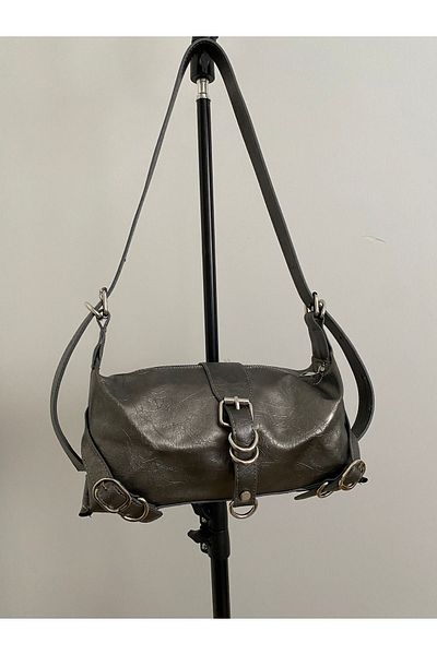 Babydoll Bag Δερμάτινη τσάντα ώμου Jupi - Σχέδιο με λουράκι