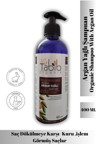 mytabib شامبو زيت الأرغان ومضاد لتساقط الشعر - شعر معالج
