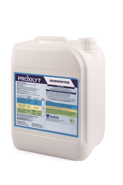 PROXİLYT Su Bazlı Alkolsüz (HİPOKLORÖZ) Veteriner Alanı Dezenfektanı 5 Litre ...