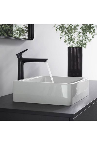 Hansgrohe Black Talis E Sink Faucet - 240, 71716670