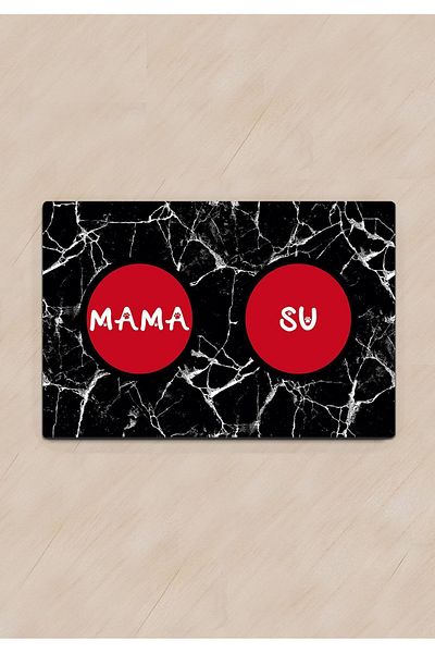 Chilai Home Pvc Black Marble Cat Dog Food Mat Dog - Cat Supplies Accessory