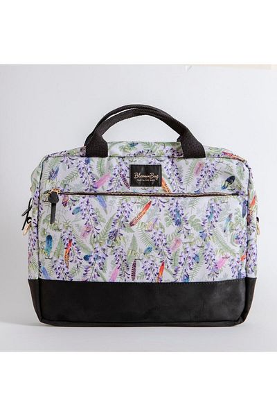 BloominBag Fuzzy Blossom 13 - 14 بوصة ماك بوك / حقيبة كمبيوتر محمول