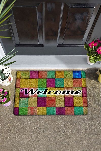 Chilai Home Redka PVC Non-Slip Base Interior and Exterior Door Front Mats