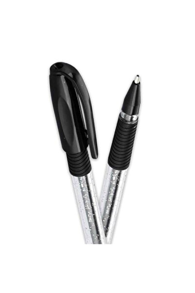 Pensan Tükenmez Kalem Jel Simli 1.0 Mm Siyah 2280 - 12'li Paket