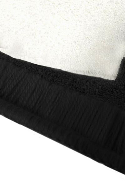 Chilai Home Set de 2 negru - Covor de baie, Covoraș anti-alunecare, Acrilic lavabil