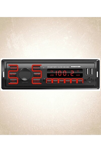 Bisesvar Çift Usb Bluetooth Usb Mmc Kart Telefon Şarj Edebilen Yeni Nesil Çıkışlı 2500