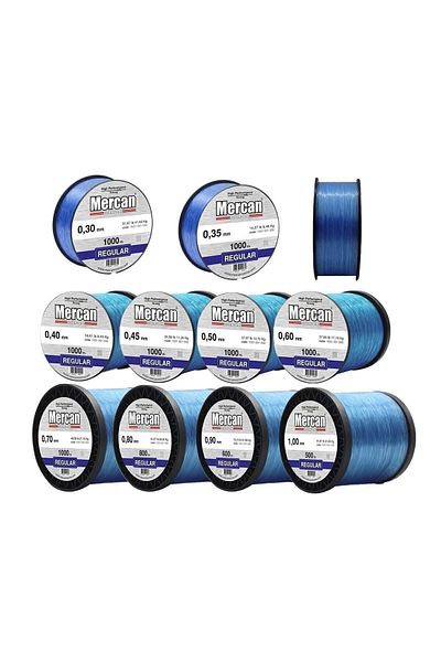 MERCAN MİSİNA Mercan Regular Blue (METRE) Bobina de pescuit