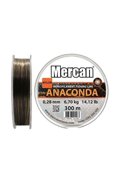 Mercan Brown 300 m Anaconda Reel Fishing Line