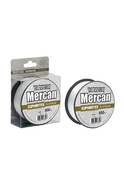 MERCAN MİSİNA خط صيد كورال إيوبراتس بلاتينيوم أبيض 500 متر