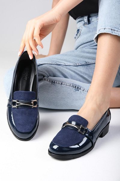 Navy blue oxfords womens deals