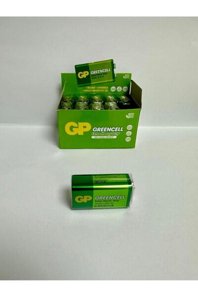 Maison Avf Gp Grencell 9 Volt Pil - 9v Abajur Pili-9 Volt Çift Başlı Kare Pil ( 1 Adet)