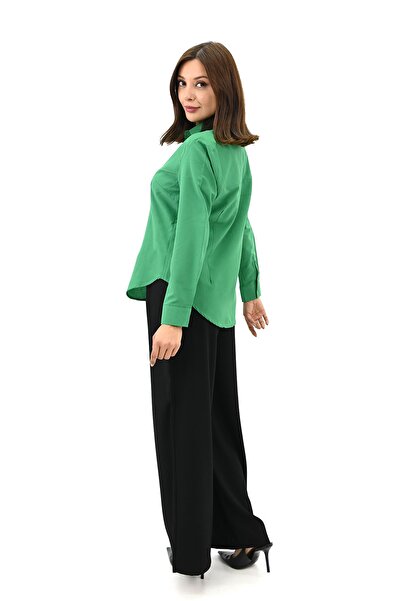 Koza Butik Γυναικείο μακρυμάνικο πουκάμισο κλασικό 1668-24