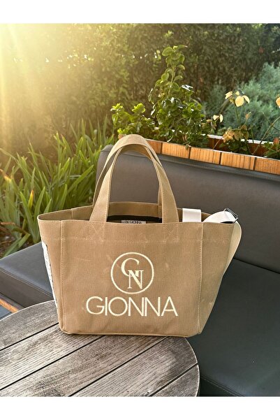 GİONNA KADIN  KANVAS OMUZ ÇANTASI