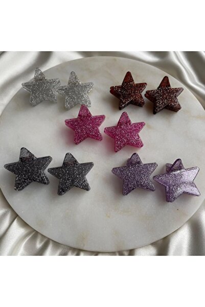 Gaia Jewelry Simli Yıldız Mandal Toka