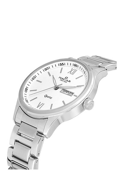 Nacar Men's Classic Wristwatch - 5 ATM Waterproof, 2-Year Warranty - NC31-29B155-ASM