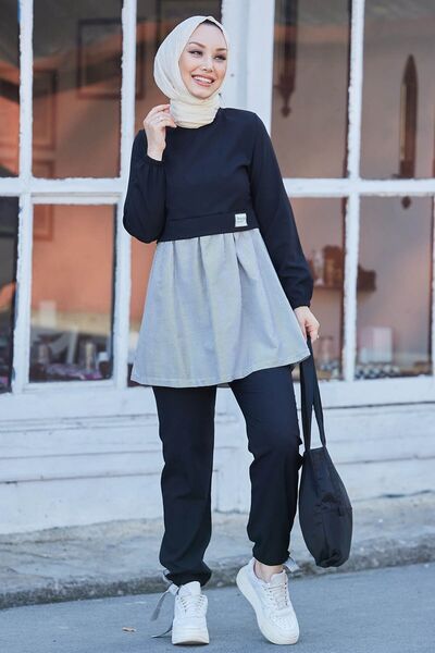 TOFİSA 10507-black Tunic Trousers
