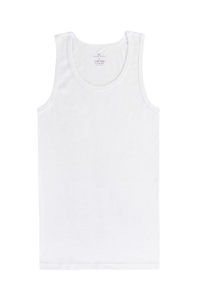 Steve Wolls Men's White 2-Piece Strappy Bamboo Undershirt - 33401
