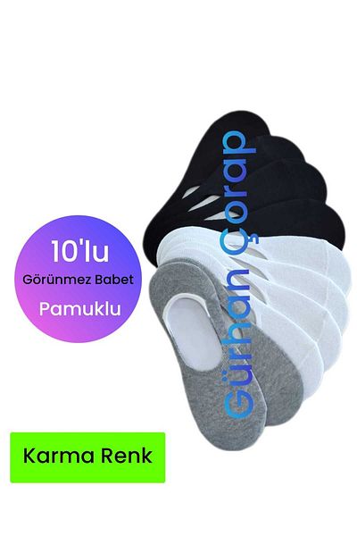 Gürhan Çorap 10 απλές κάλτσες μπαλαρίνας - Ζεύγη αόρατα