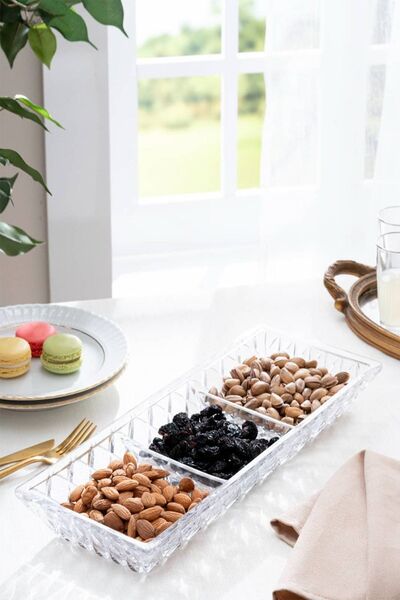 Glamis Selen Concept Kafes Model 3 Bölme El Yapımı Cam Sunumluk