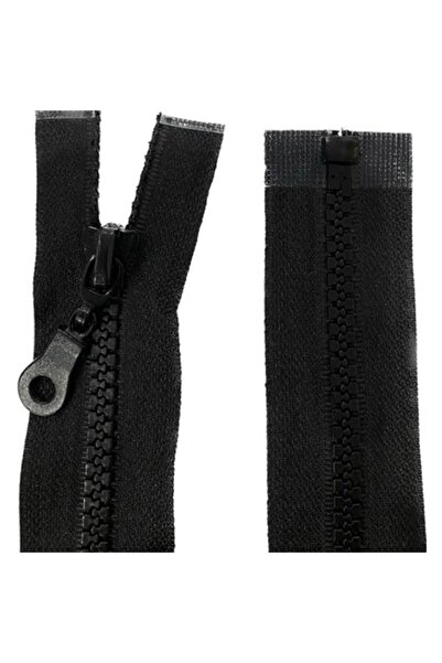 Simline Kemik Dişli Mont Fermuarı Siyah 80cm (Yüksek Kalite 1. Sınıf Ürün)