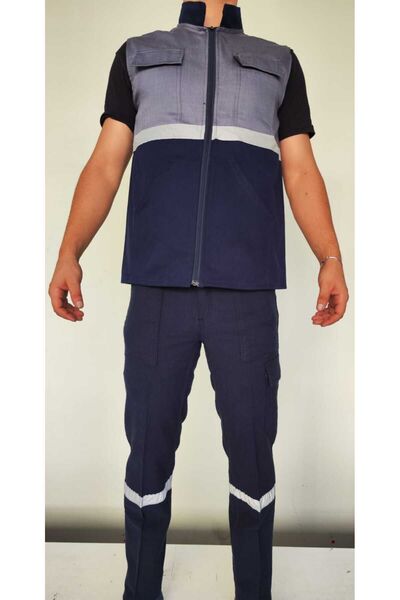 İspool Yazlık Işçi Pantolonu Yanında Yelek Hediyeli